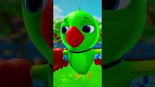 Main Tota Main Tota मैं तोता shorts hindirhymes talkingparrot kidssong shortsvideo [upl. by Angle]