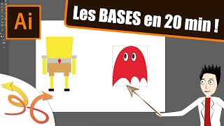 Tuto  Illustrator  les BASES en 20 min  débutant  français [upl. by Inga56]