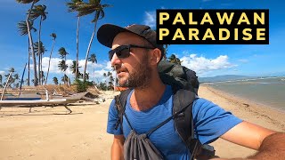 Alone in paradise beach camping in Palawan Philippines 🇵🇭 [upl. by Farnham907]