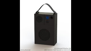 3D Modeling Live  CADModelOfTheDay 224  IKEA Frekvens Speaker [upl. by Ayardna]