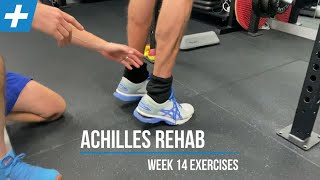 Achilles Tendon Rupture Rehab Exercises  Week 14  Tim Keeley  Physio REHAB [upl. by Gosnell]