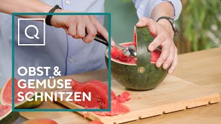 Obst und Gemüse schnitzen  Tipps amp Tricks  QVC [upl. by Susie]