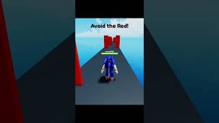 Avoid The Red Roblox Sonic sonic roblox shorts [upl. by Nikola694]