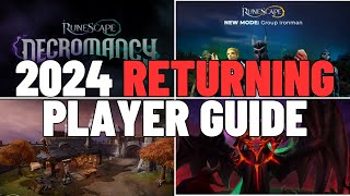 How To Get Back Into Runescape 3  2024 Returning Player Guide [upl. by Melantha790]