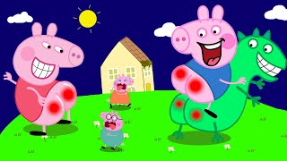 Zombie Apocalypse Zombies Appear At The Forest  Peppa Pig Funny Animation [upl. by Aiclid848]