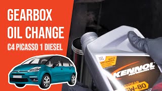 Change the gearbox oil C4 Picasso mk1 16 HDI 🛢 [upl. by Ammadas]