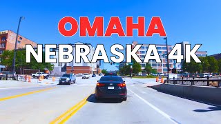 4K Drive Tour  Ft Crook RD Bellevue NE 13 St Howard ST amp 10 ST Omaha Nebraska USA  2024 [upl. by Peers]