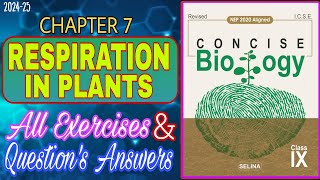 Respiration in Plant Class 9  Chapter 7  Concise Biology  All Answers 202425 [upl. by Isidro802]