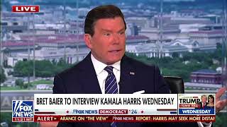 Fox News anchor says Kamala Harris offered wide open interview [upl. by Nnylanna]