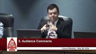 Peters Township Council  Regular Meeting  May 28 2024 [upl. by Deerdre]