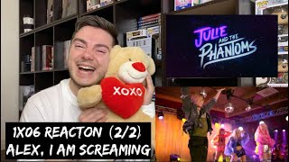 JULIE AND THE PHANTOMS  1x06 FINALLY FREE REACTION 22 [upl. by Yesllek]