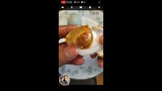 Cassies💞Channel is live SALTED DUCK EGGS CRACKING PEELING YUMMY TRENDING VIRALVIDEO DUCKEGGS [upl. by Tica]