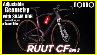 All new Rondo ruut CF gen 2  Gravel bike with adjustable geometry and SRAM UDH [upl. by Bradway]