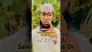 Every Day Wazifa  Sambhal Masjid Dua islam wazifa everyday sambhalmasjid [upl. by Shay]