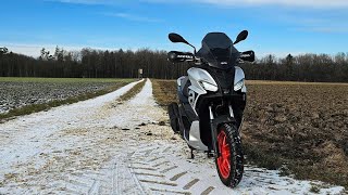 APRILIA SR GT 125 Sport valós fogyasztás teszt [upl. by Bose]