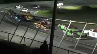 Wiscasset Speedway Boss Hogg 100 Feature Part 5 8914 [upl. by Stelle]