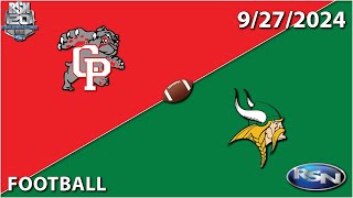 GAME NIGHT IN THE REGION Crown Point at Valparaiso  Football 92724 [upl. by Ibot]