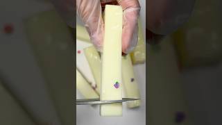 Cutting green mango slime sponge asmr satisfying slime relax [upl. by Cati140]