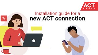 Installation guide for a new ACT connection  ACT Fibernet [upl. by Sonaj872]