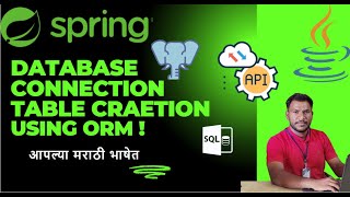 JAVA  SPRING BOOT  REST API  DATABASE  TABLE CREATION ORM  POSTRESQL [upl. by Dayna]