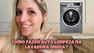 AUTO LIMPEZA NA LAVADORA MIDEA  PARA ONDE VAI OS FIAPOS [upl. by Dee]