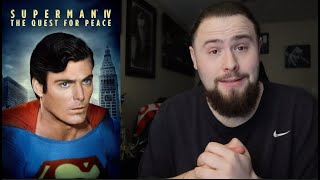 SUPERMAN 4 THE QUEST FOR PEACE 1987 MOVIE REVIEW [upl. by Aidekal]