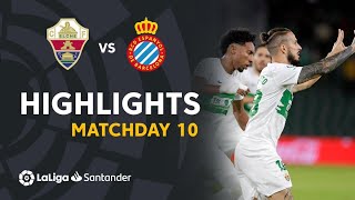 Resumen de Elche CF vs RCD Espanyol 22 [upl. by Dunton]