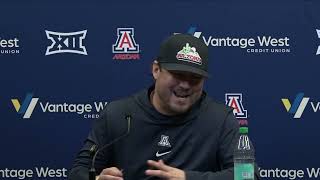 Arizona Football Press Conference  Coach Matt Adkins [upl. by Beale]