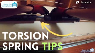 Torsion Spring Tips  Spring Change amp Service [upl. by Oflunra]