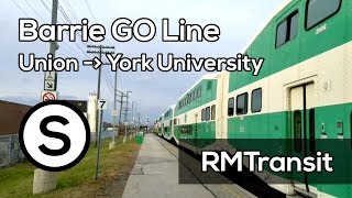 GO Transit Barrie Line South [upl. by Linnie207]