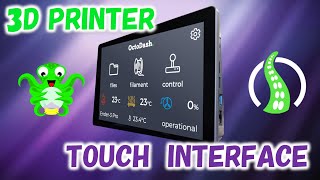 Touchscreen Control Panel for my 3D Printer OctoPrint w OctoDash on a RasPad 3 [upl. by Lehsar]