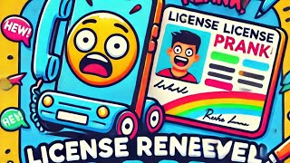 Prank Call Renewing My Driving License Gone Hilariously Wrong 🚗😂PrankCall DrivingLicensePrank [upl. by Ilehs]