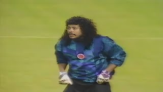 Rene Higuita Legendary Show Scorpion Kick  Gascoigne amp McManaman England vs Colombia 1995 [upl. by Osmund]