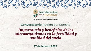 C3 Sur Sureste Importancia y beneficios de los microorganismos en la fertilidad y sanidad del suelo [upl. by Ekram834]