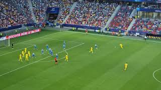 Highlights Romania 01 Ukraine Stadium View in UEFA EURO U21 2023 [upl. by Fendig]