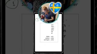 SWEDISH GRAMMAR EXERCISES 006 for beginners by book Form i fokus del 1 med mossmark swedish [upl. by Lazes]