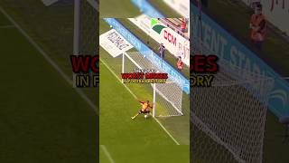 Top worst goal misses in football 😭 worst goals miss footballshorts youtubeshorts viralvideo [upl. by Drawyah363]