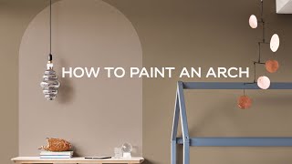 How To Paint An Arch Feature Wall  DIY Painted Arch  Dulux [upl. by Hartnett]