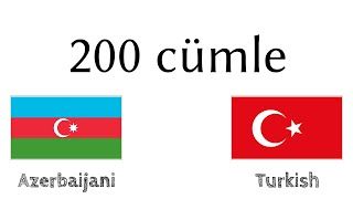 200 cümle  Azerice  Türkçe [upl. by Llenroc]