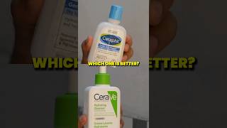 Cetaphil VS CeraVe  which one is better Gentle Cleanser vs hydrating cleanser shorts [upl. by Erdnoed]