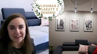 WIESZAMY PLAKATY Z DESENIO VLOGMAS 2 [upl. by Milo]