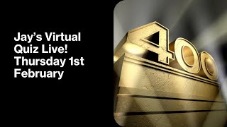 Virtual Pub Quiz Live 400th Quiz [upl. by Artenal94]