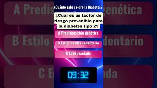 ¡Descubre el Factor de Riesgo que Puedes Prevenir para Evitar la Diabetes Tipo 2 [upl. by Anairb]