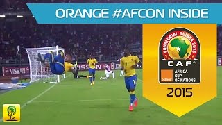 Flying Aubameyang  Burkina Faso  Gabon  CAN Orange 2015 [upl. by Khalid838]