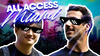 ALL ACCESS MIAMI  Double Touch Down in USA 🏈 [upl. by Feld]