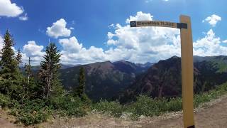 360  The Spectacular View from the Top of Elk Camp in Snowmass [upl. by Awahsoj907]