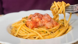 SPAGHETTI AI GAMBERI ROSSI veloci facili e raffinati – primo piatto di pesce particolare [upl. by Zoie]