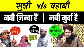 Sunni vs Wahabi  Nabi Zinda Hai Quran Hadees Ki Roshani Me Suno  Mufti Salman Azhari  Tajul Islam [upl. by Enerahs]