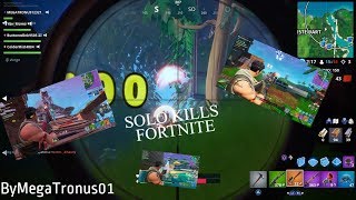 SOLO KILLS RECOPILACIÃ–N  Fortnite  ByMegaTronus01 [upl. by Eak]