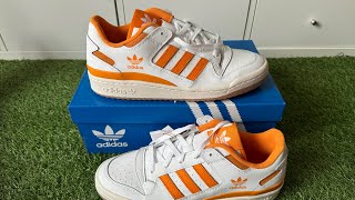 Adidas Forum Low Basketball Shoes Sizing Review  On Feet amp Unboxing ASMR 4K [upl. by Rennane716]